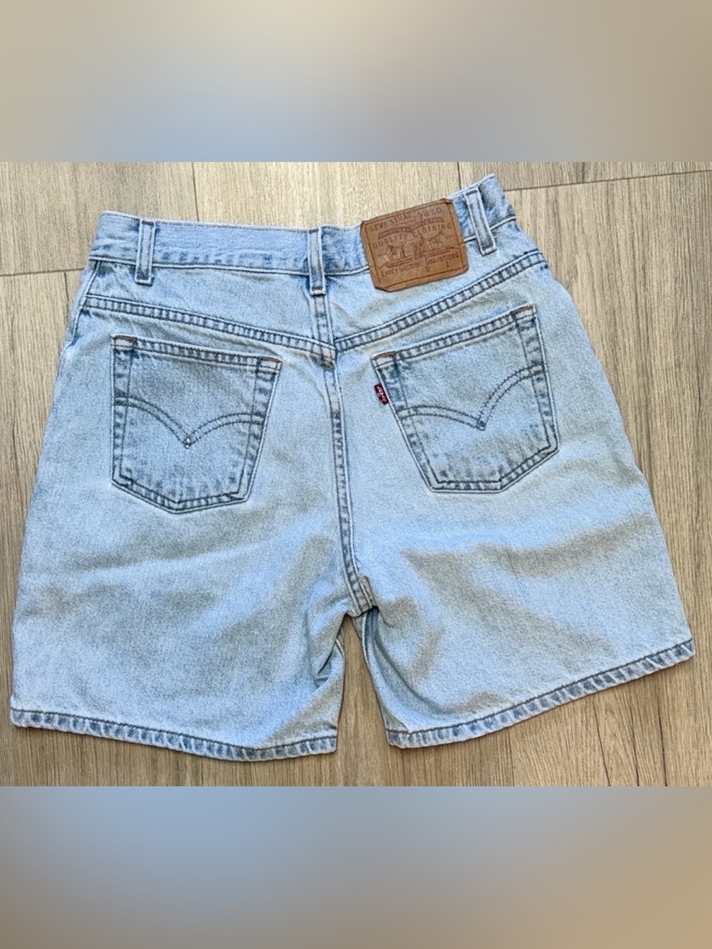 Levi's Light Blue Denim Cutoff Shorts